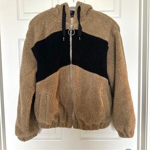 Teddy Bear Zip-Up Hoodie Jacket